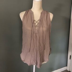 Front Tie Tank Top